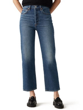 ΓΥΝΑΙΚΕΙΟ DENIM ΠΑΝΤΕΛΟΝΙ RIBCAGE | Μπλε 23/27