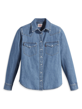 ΓΥΝΑΙΚΕΙΟ DENIM ΠΟΥΚΑΜΙΣΟ | Μπλε L