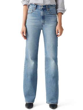 ΓΥΝΑΙΚΕΙΟ DENIM ΠΑΝΤΕΛΟΝΙ RIBCAGE BELL | Μπλε Σκούρο 27/32