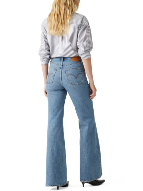 ΓΥΝΑΙΚΕΙΟ DENIM ΠΑΝΤΕΛΟΝΙ RIBCAGE BELL | Μπλε Σκούρο 27/32