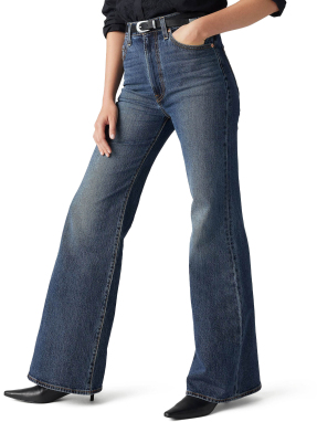 ΓΥΝΑΙΚΕΙΟ DENIM ΠΑΝΤΕΛΟΝΙ RIBCAGE BELL | Μπλε Σκούρο 27/32