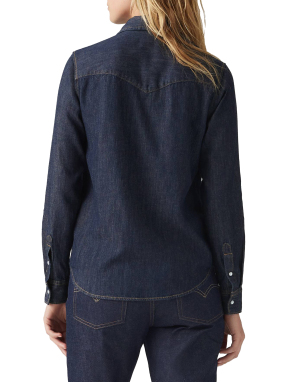 ΓΥΝΑΙΚΕΙΟ DENIM ΠΟΥΚΑΜΙΣΟ | Μπλε Σκούρο L