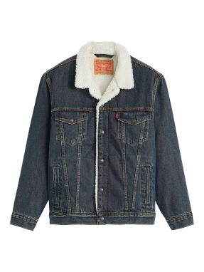 ΑΝΔΡΙΚΟ DENIM JACKET SHERPA | Μπλε Σκούρο M