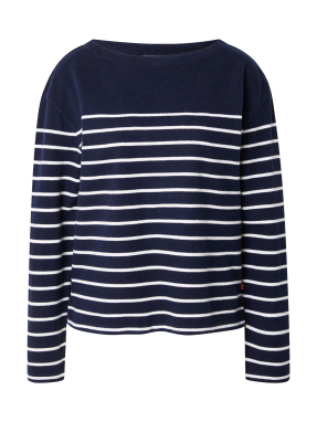 ΓΥΝΑΙΚΕΙΑ ΜΑΚΡΥΜΑΝΙΚΗ ΜΠΛΟΥΖΑ MARIN | Μπλε Σκούρο XS