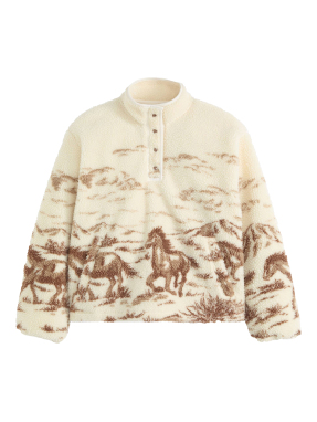 ΓΥΝΑΙΚΕΙΟ FLEECE ΦΟΥΤΕΡ | Εκρού S