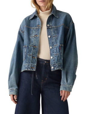 ΓΥΝΑΙΚΕΙΟ DENIM TRUCKET JACKET | Μπλε M