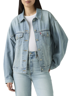 ΓΥΝΑΙΚΕΙΟ DENIM 90S TRUCKER JACKET | Γαλάζιο XS