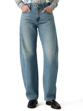 ΓΥΝΑΙΚΕΙΟ DENIM ΠΑΝΤΕΛΟΝΙ BAGGY DAD BARREL | Μπλε 26/30