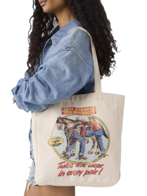 ΤΣΑΝΤΑ TOTE EVERYDAY GRAPHIC | Εκρού