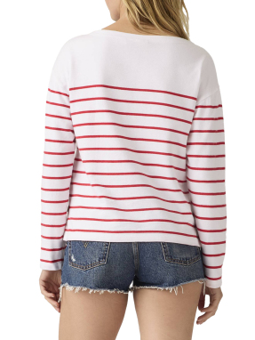 ΓΥΝΑΙΚΕΙΑ ΜΑΚΡΥΜΑΝΙΚΗ ΜΠΛΟΥΖΑ | Ριγέ  M