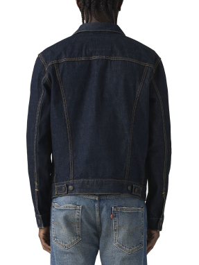 ΑΝΔΡΙΚΟ DENIM TRUCKER JACKET | Μπλε Σκούρο XXL