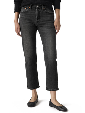 ΓΥΝΑΙΚΕΙΟ CROPPED DENIM ΠΑΝΤΕΛΟΝΙ 501® | Μαύρο 26/26