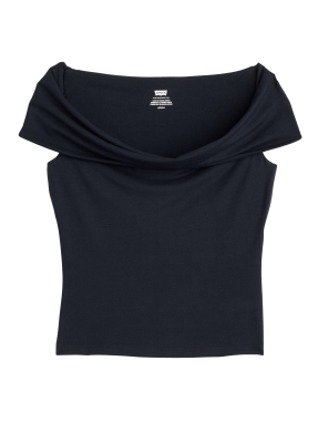 ΓΥΝΑΙΚΕΙΑ ΜΠΛΟΥΖΑ TORI TWISTED CLEAN KNIT | Μαύρο S