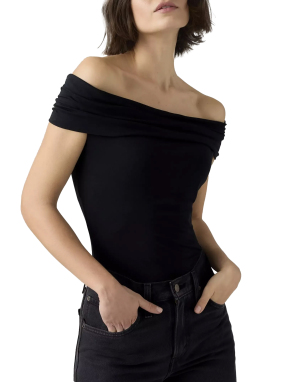 ΓΥΝΑΙΚΕΙΑ ΜΠΛΟΥΖΑ TORI TWISTED CLEAN KNIT | Μαύρο S