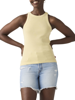 ΓΥΝΑΙΚΕΙΟ ΑΜΑΝΙΚΟ ΤΟΠ | Κίτρινο XS