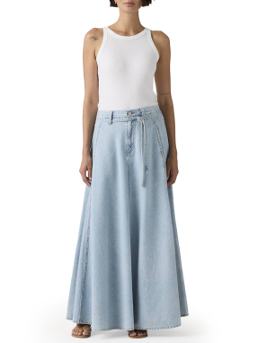 ΜΑΞΙ DENIM ΦΟΥΣΤΑ | Γαλάζιο 26