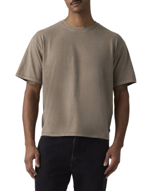 ΑΝΔΡΙΚΟ BOXY T-SHIRT | Μπεζ Σκούρο ΧL