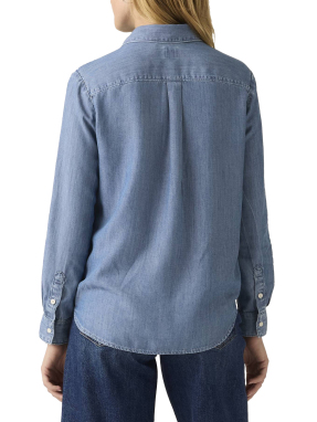 ΓΥΝΑΙΚΕΙΟ DENIM ΠΟΥΚΑΜΙΣΟ | Γαλάζιο L