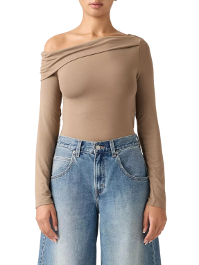 ΓΥΝΑΙΚΕΙΑ OFF SHOULDER ΜΠΛΟΥΖΑ | Μπεζ M