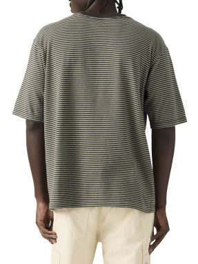 ΑΝΔΡΙΚΟ T-SHIRT ΜΕ ΤΣΕΠΗ | Ριγέ  XL