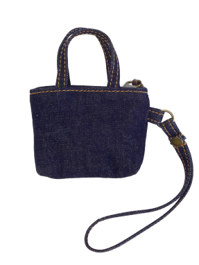 ΜΠΡΕΛΟΚ MINI POCKET TOTE CHARM | Μπλε Σκούρο