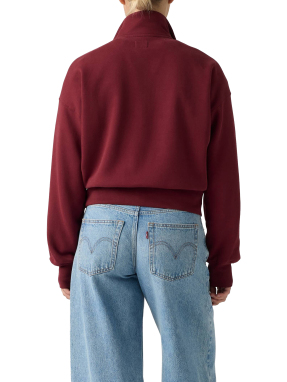 ΓΥΝΑΙΚΕΙΟ HALF-ZIP ΦΟΥΤΕΡ | Μπορντό S