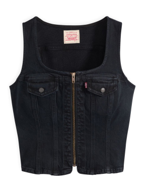 ΓΥΝΑΙΚΕΙΟ DENIM ΓΙΛΕΚΟ | Μαύρο XS