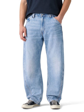 ΑΝΔΡΙΚΟ DENIM ΠΑΝΤΕΛΟΝΙ BAGGY BARREL | Γαλάζιο 33/32