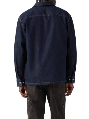 ΑΝΔΡΙΚΟ DENIM ΠΟΥΚΑΜΙΣΟ WORKER | Μπλε Σκούρο XL