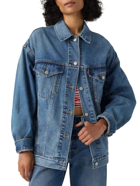 ΓΥΝΑΙΚΕΙΟ XL TRUCKER JACKET | Μπλε Σκούρο XS
