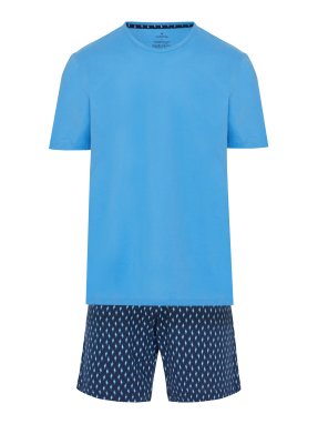 ΑΝΔΡΙΚΟ ΣΕΤ ΠΙΤΖΑΜΕΣ | Μπλε XL