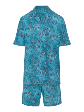 ΑΝΔΡΙΚΟ ΣΕΤ ΠΙΤΖΑΜΕΣ | Τυρκουάζ XL