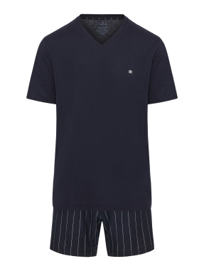 ΑΝΔΡΙΚΟ ΣΕΤ ΠΙΤΖΑΜΕΣ | Μπλε Σκούρο XL