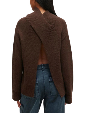 ΓΥΝΑΙΚΕΙΟ ΠΟΥΛΟΒΕΡ ΖΙΒΑΓΚΟ | Καφέ Σκούρο M