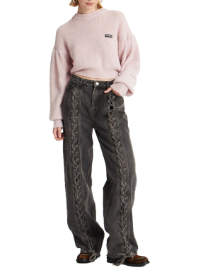 ΓΥΝΑΙΚΕΙΟ DENIM ΠΑΝΤΕΛΟΝΙ | Μαύρο EU 28