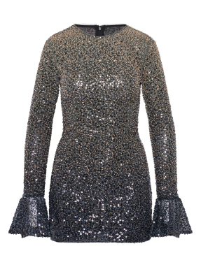 ΜΙΝΙ ΦΟΡΕΜΑ | Μαύρο-Χρυσό EU 38