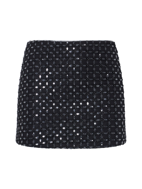 ΜΙΝΙ ΦΟΥΣΤΑ | Μαύρο EU 38