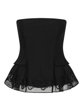 ΓΥΝΑΙΚΕΙΟ STRAPLESS ΤΟΠ | Μαύρο 100 EU 36
