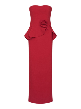ΜΑΞΙ STRAPLESS ΦΟΡΕΜΑ | Κόκκινο 2240 EU 40
