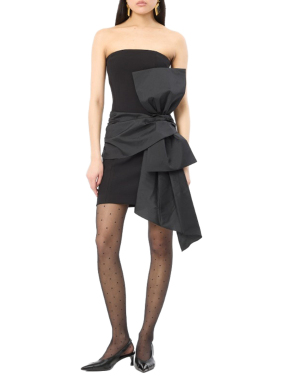 ΜΙΝΙ STRAPLESS ΦΟΡΕΜΑ | Μαύρο 100 EU 38
