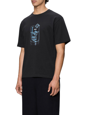 ΑΝΔΡΙΚΟ CLASSIC T-SHIRT CUBES | Μαύρο S