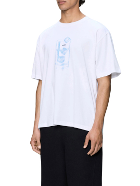 ΑΝΔΡΙΚΟ CLASSIC T-SHIRT CUBES | Λευκό S