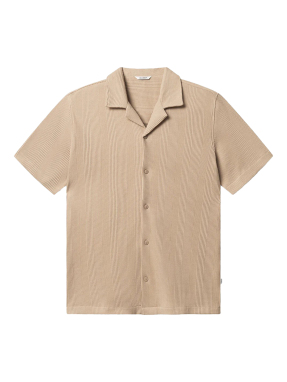 ΑΝΔΡΙΚΟ ΚΟΝΤΟΜΑΝΙΚΟ ΠΟΥΚΑΜΙΣΟ | Μπεζ XL