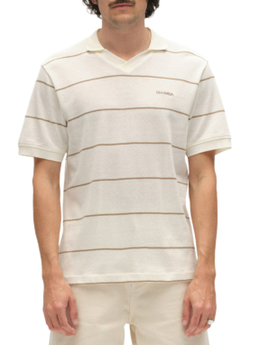 ΑΝΔΡΙΚΗ POLO ΜΠΛΟΥΖΑ GABISOLA STRIPES | Εκρού L