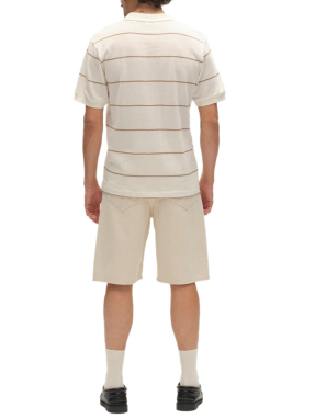 ΑΝΔΡΙΚΗ POLO ΜΠΛΟΥΖΑ GABISOLA STRIPES | Εκρού L