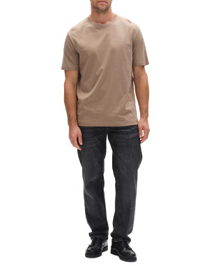 ΑΝΔΡΙΚΟ T-SHIRT ΜΕ ΛΟΓΟΤΥΠΟ | Μπεζ Σκούρο M