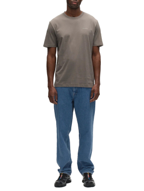 ΑΝΔΡΙΚΟ T-SHIRT ΜΕ ΛΟΓΟΤΥΠΟ | Γκρι Σκούρο XXL