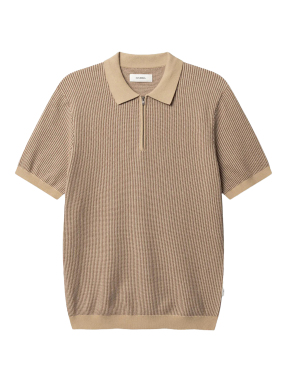 ΑΝΔΡΙΚΗ POLO ΜΠΛΟΥΖΑ | Μπεζ Σκούρο XL
