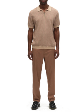 ΑΝΔΡΙΚΗ POLO ΜΠΛΟΥΖΑ | Μπεζ Σκούρο XL