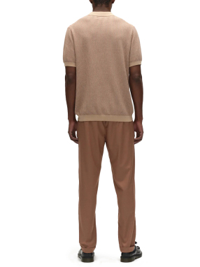 ΑΝΔΡΙΚΗ POLO ΜΠΛΟΥΖΑ | Μπεζ Σκούρο XL